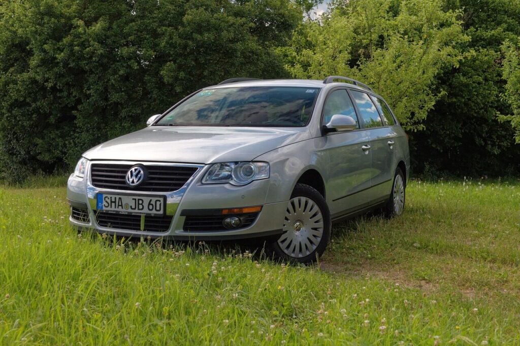 car, automobile, car wallpapers, vw, volkswagen, passat, silver, metallic, vehicle